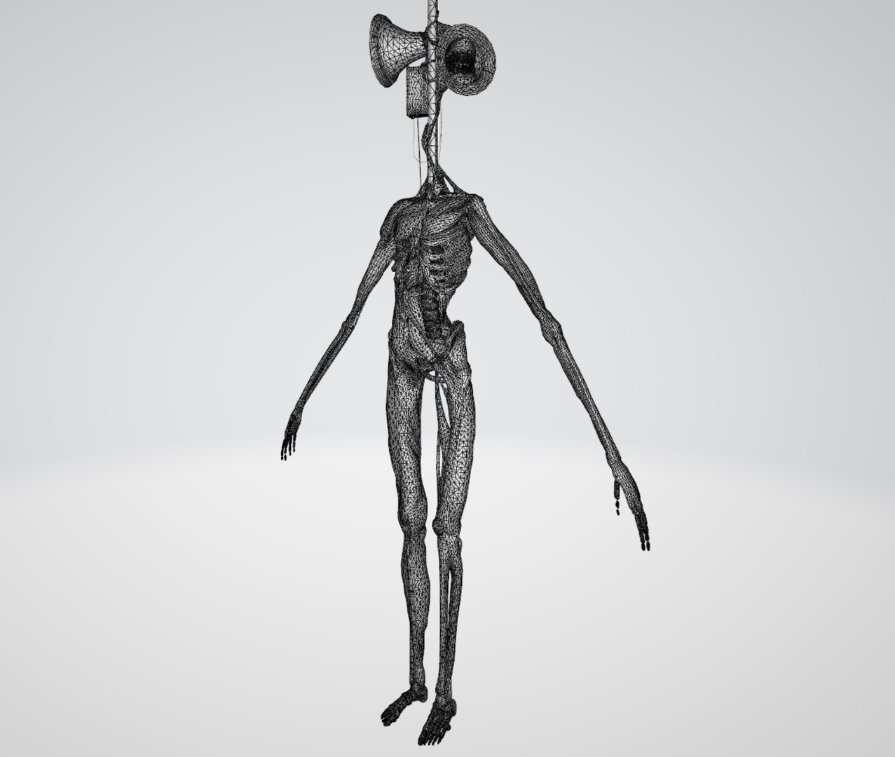 3D Model Siren Head Rigged - TurboSquid 1564702