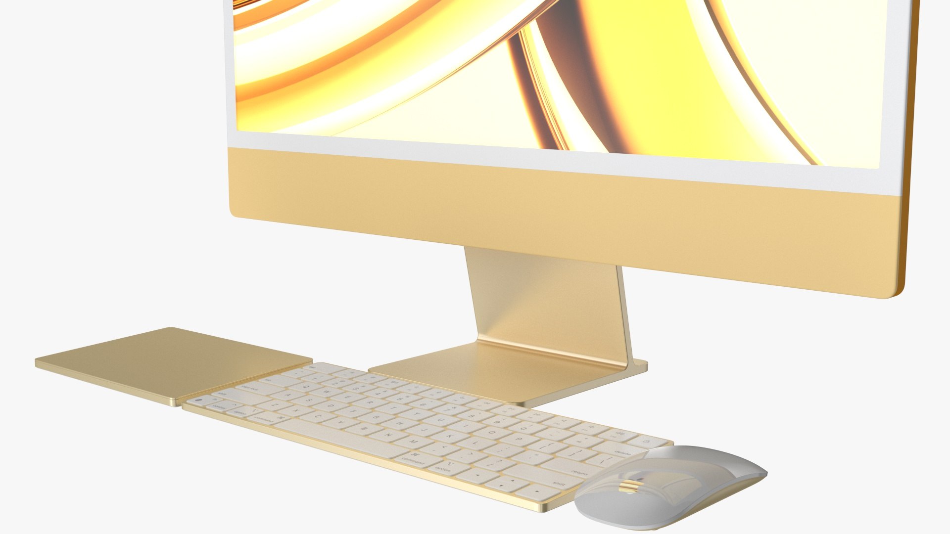 Apple IMac 2023 Yellow 3D Model - TurboSquid 2151968