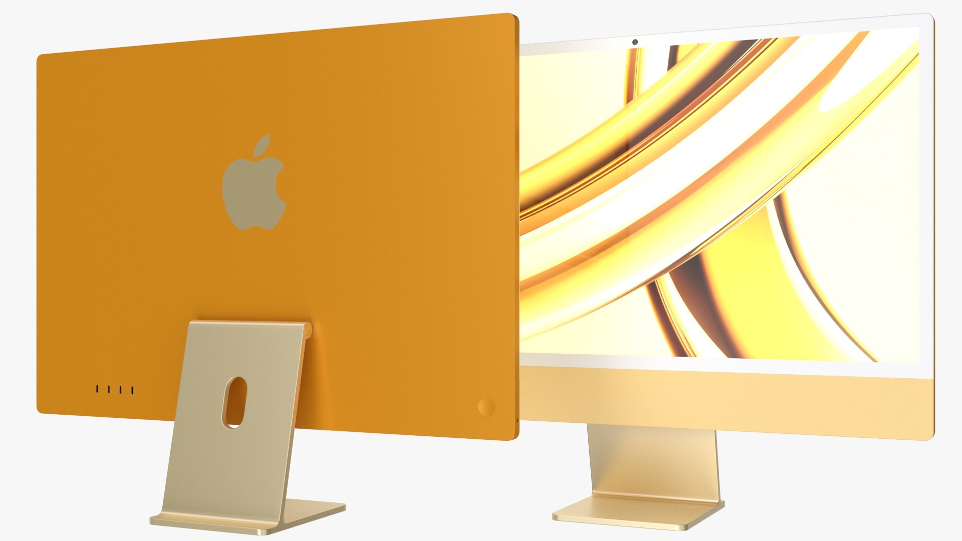 Apple IMac 2023 Yellow 3D Model - TurboSquid 2151968