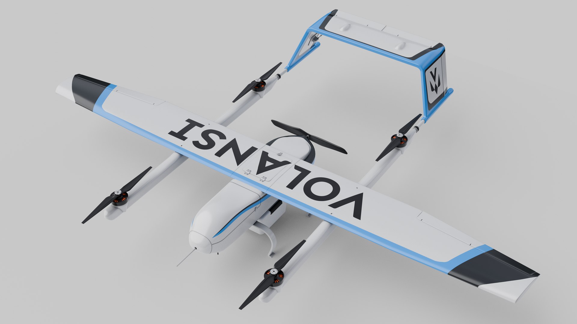 Volansi VOLY C10 VTOL Drone 3D Model - TurboSquid 2513096