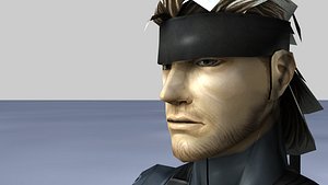 metal gear solid snake 3d c4d