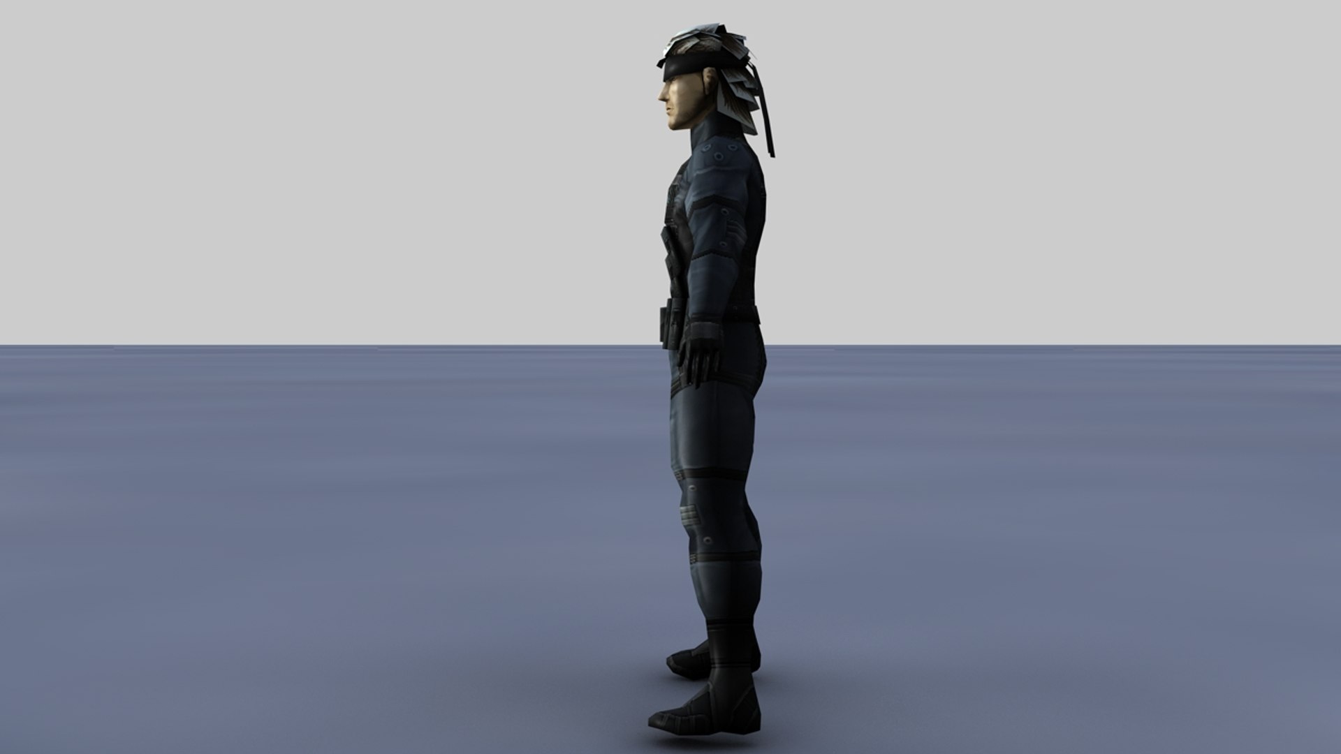 Metal Gear Solid Snake 3d C4d