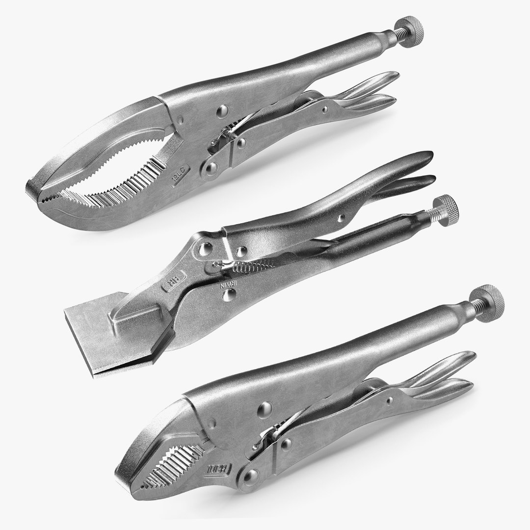Vise Grips Collection 2 3D model preview