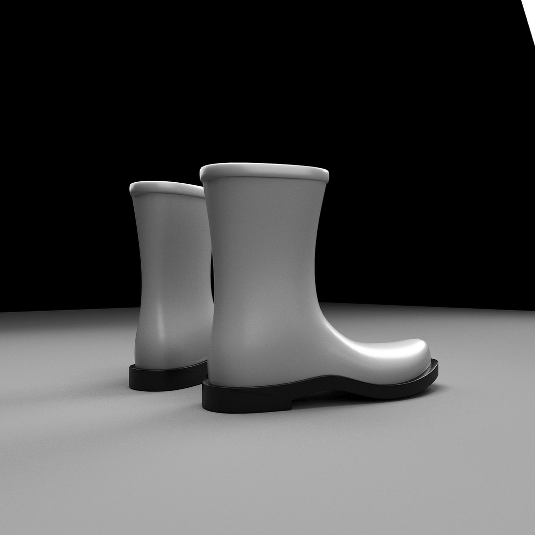 Men Rubber Boots 3D Model - TurboSquid 1976421