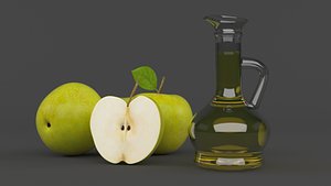Apple Cider Vinegar 3D model