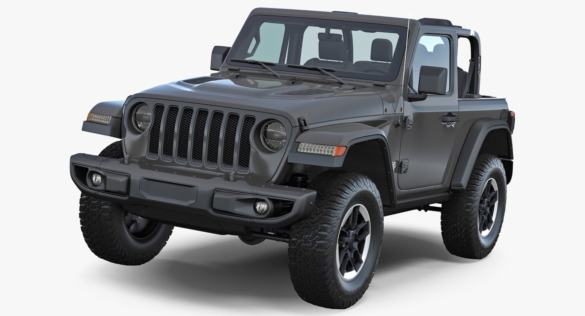 Jeep Wrangler Rubicon 3D model preview