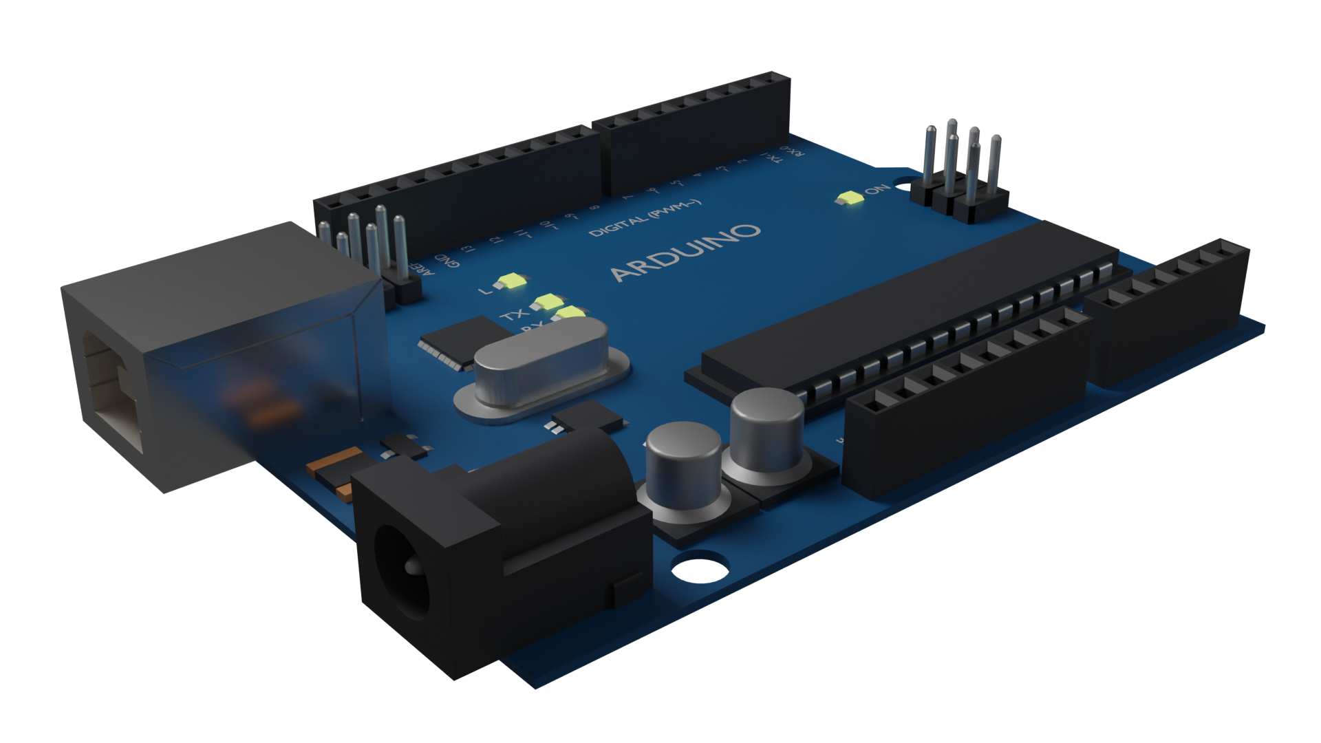 modelo 3d Microcontroller Arduino Uno - TurboSquid 2098012