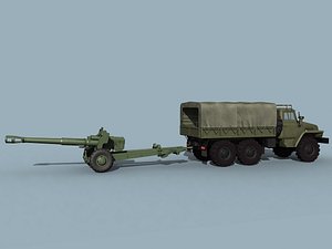 Ural-4320&D-20 combo