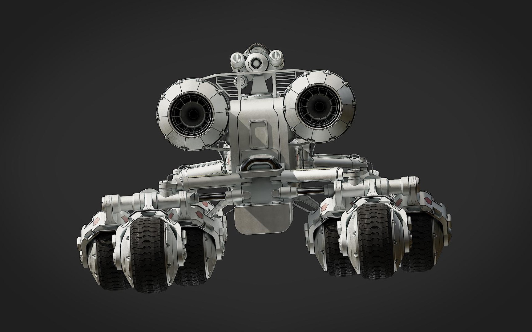 3D Scifi Rover model - TurboSquid 1853676