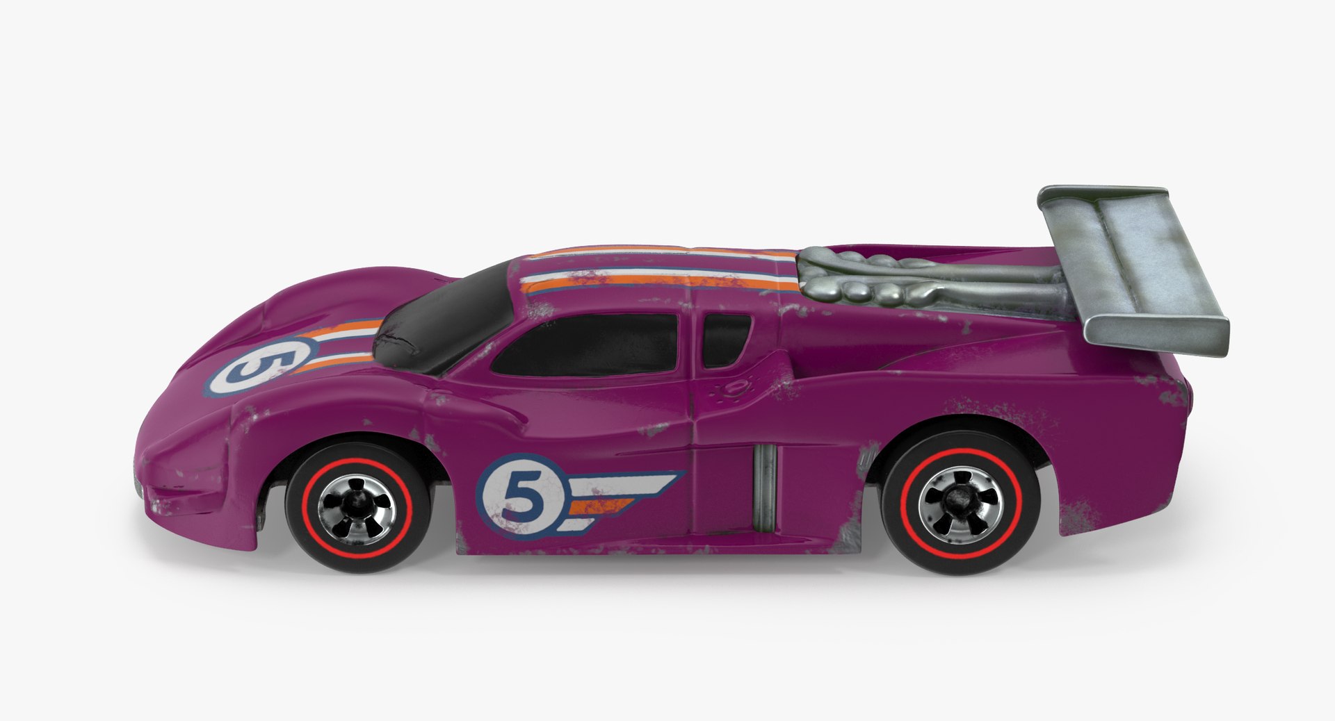 3d C4d Toy Racecar 03