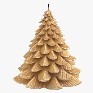 tree shaped candle 04 3D model