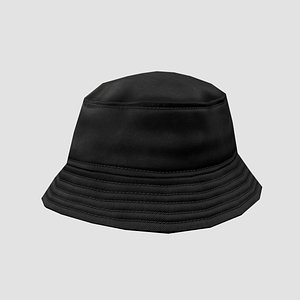 3D bucket hat model