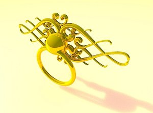 golden door handle 3d max