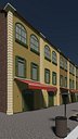 Vintage row house