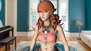Anile Hickson - Beautiful 3D Female Character Model for Animation  Game Development