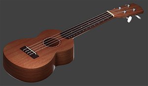 3D guitar 1 model