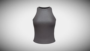 Ladies Tank Tops V6In Low Poly 3D model