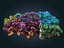 Coral reef ecosystem Animated