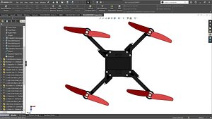IoT-based Smart Farming Drone 3D model