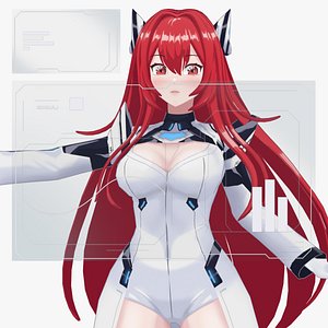 Noa - Original Anime Character 3D model