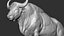 3D model Gaur Bos gaurus  VFX  most Zbrush Sculpture Digitale