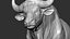 3D model Gaur Bos gaurus  VFX  most Zbrush Sculpture Digitale