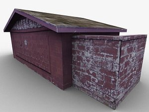 camp latrine 3d model