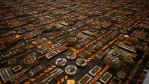 PBR Sci-Fi Industrial Texture 23