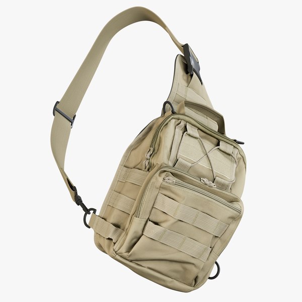 Realistic shoulder bag coyote 3D model - TurboSquid 1450861