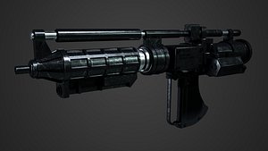 e-5 blaster rifle 3D model