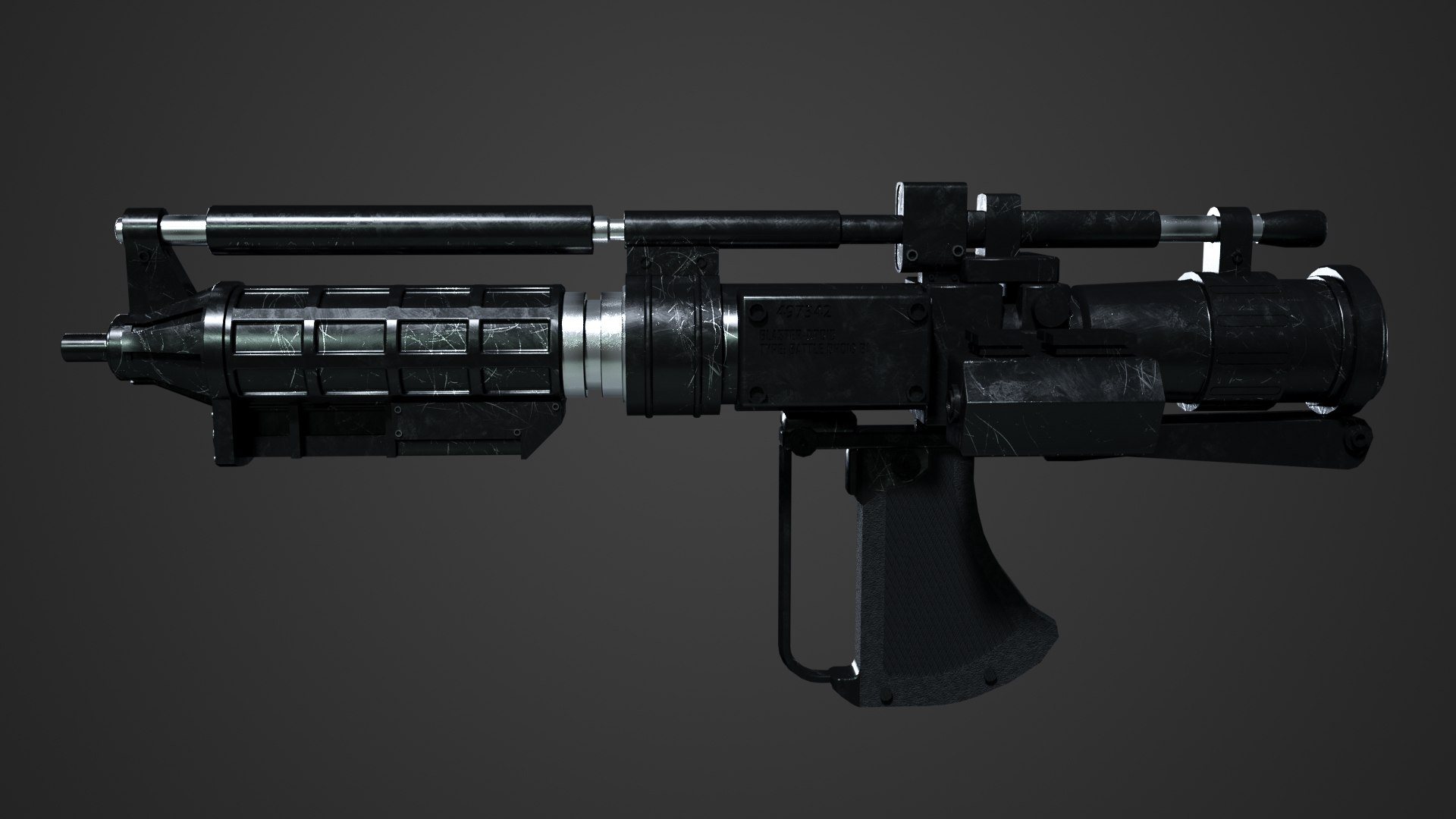 E-5 Blaster Rifle 3D Model - TurboSquid 1655165