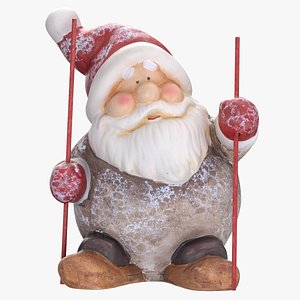 Santa Claus Statue Decoration 01