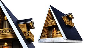 Modern Cottage 3D model