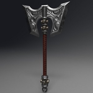 3D model ax weapon