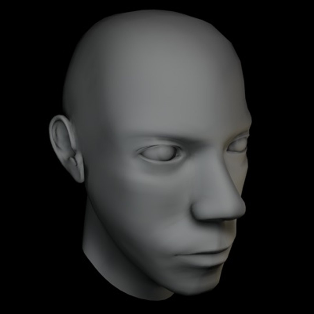 Maya Male Human Head Malehead