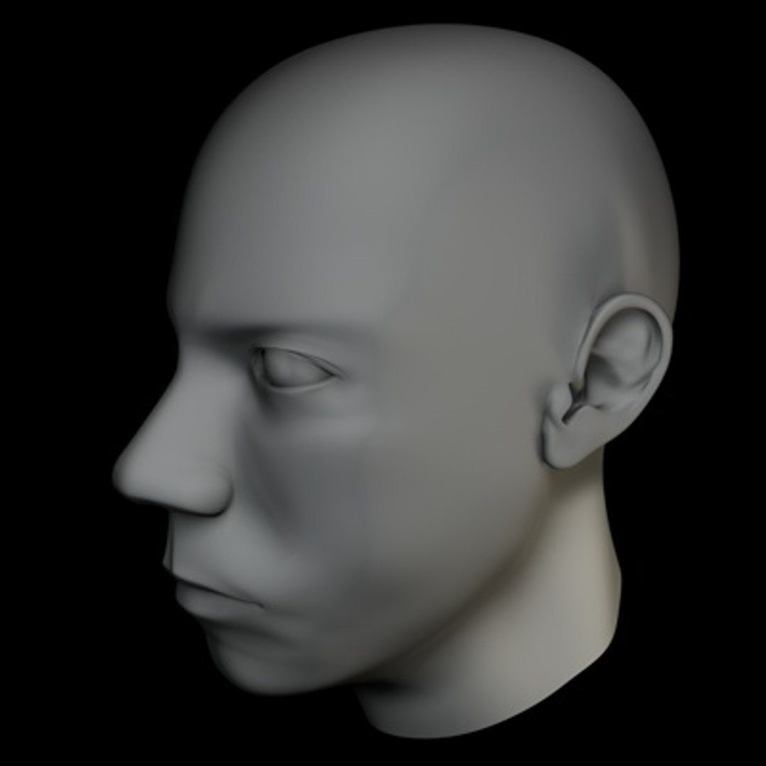 Maya Male Human Head Malehead