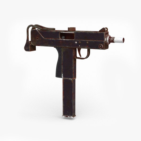 Mini submachine gun model - TurboSquid 1771736