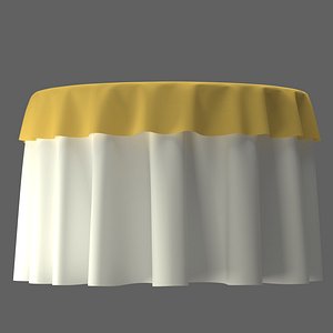 banquet table 3D model