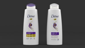 3D Dove Shampoo and Conditioner