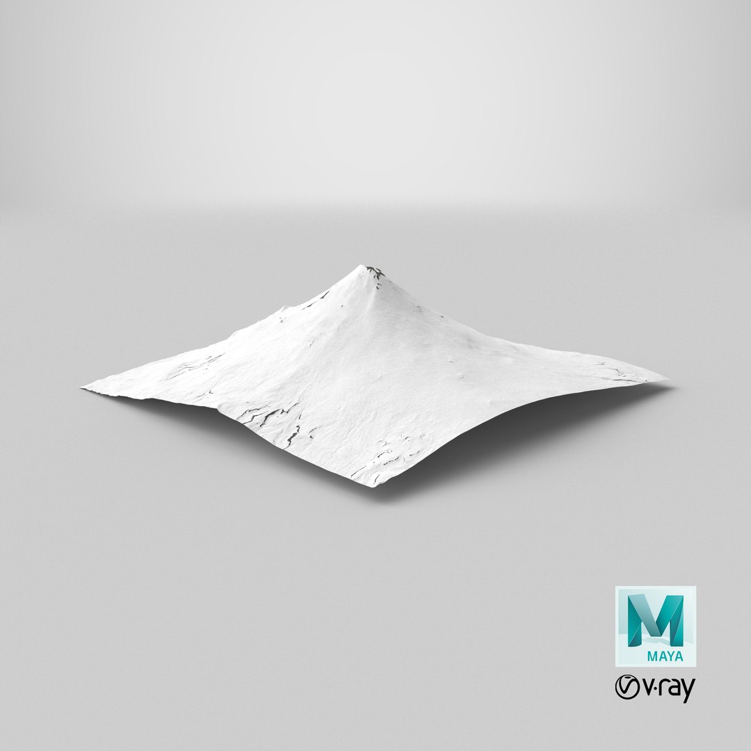 Iconic snowy volcano 3D model https://p.turbosquid.com/ts-thumb/62/FXvByd/aV/stemcell_maya_vray_render/png/1777631420/1920x1080/fit_q87/52a14d0c94c1c19f3ad4e59a0fe0bfc3cca2164f/stemcell_maya_vray_render.jpg