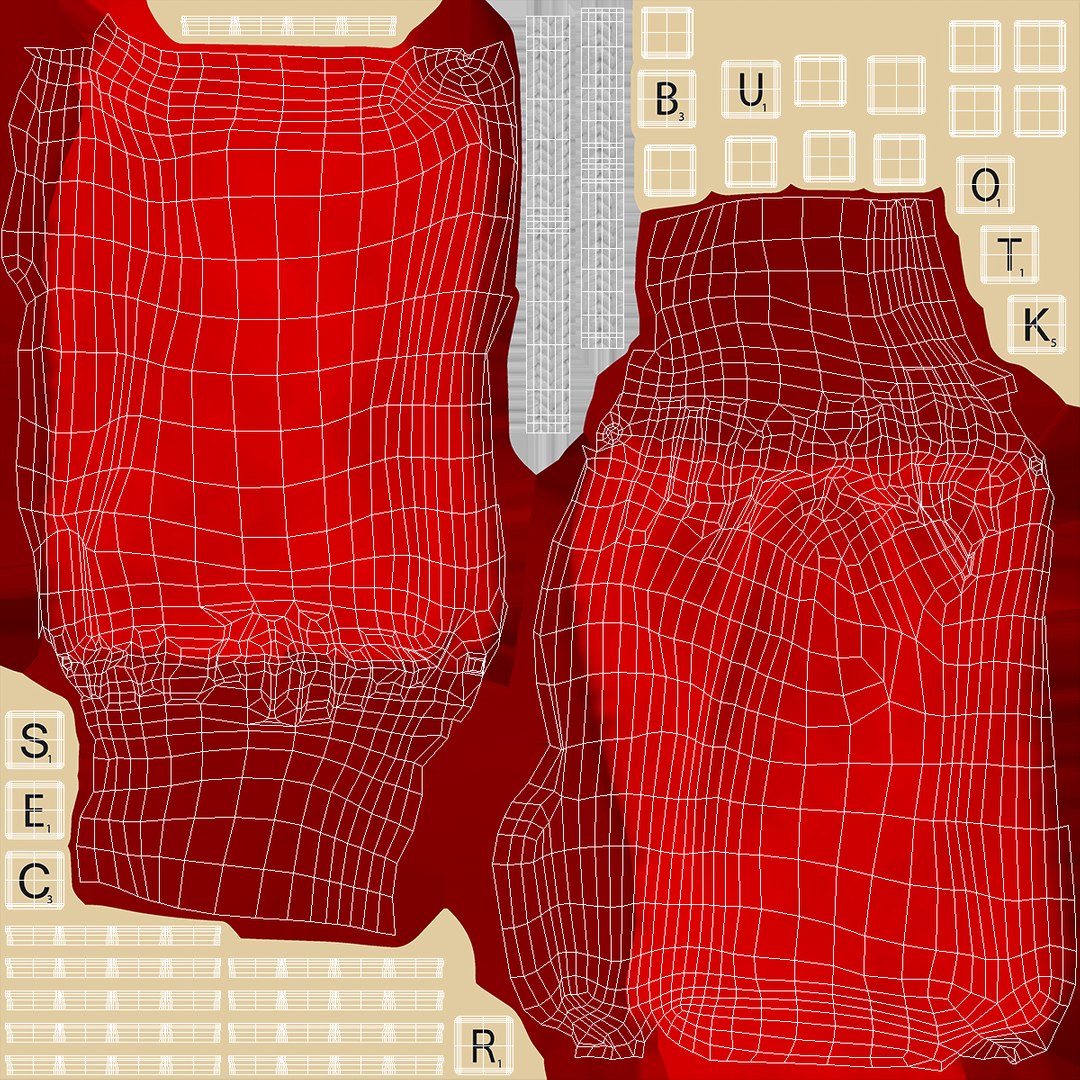 Bag Of Letters For Game Scrabble Model - TurboSquid 2276068