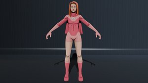 Atom Eve low-poly