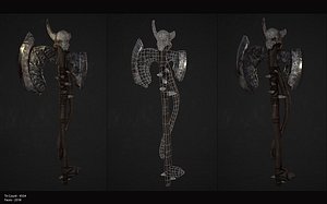 fantasy weapon 3D model