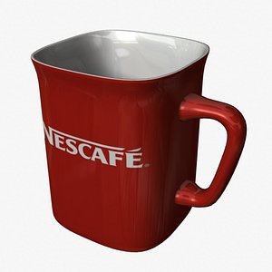3d model nescafe mug