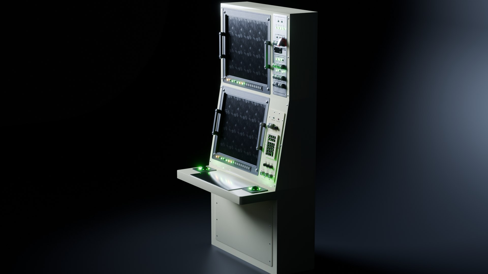 Virginia-Class Submarine Sonar Console model https://p.turbosquid.com/ts-thumb/62/IMEAVw/3S/shoot_dark_threequarter/png/1789295828/1920x1080/fit_q87/9a72d7b7c6b2a62001a50d20e93c81b64282f6bf/shoot_dark_threequarter.jpg