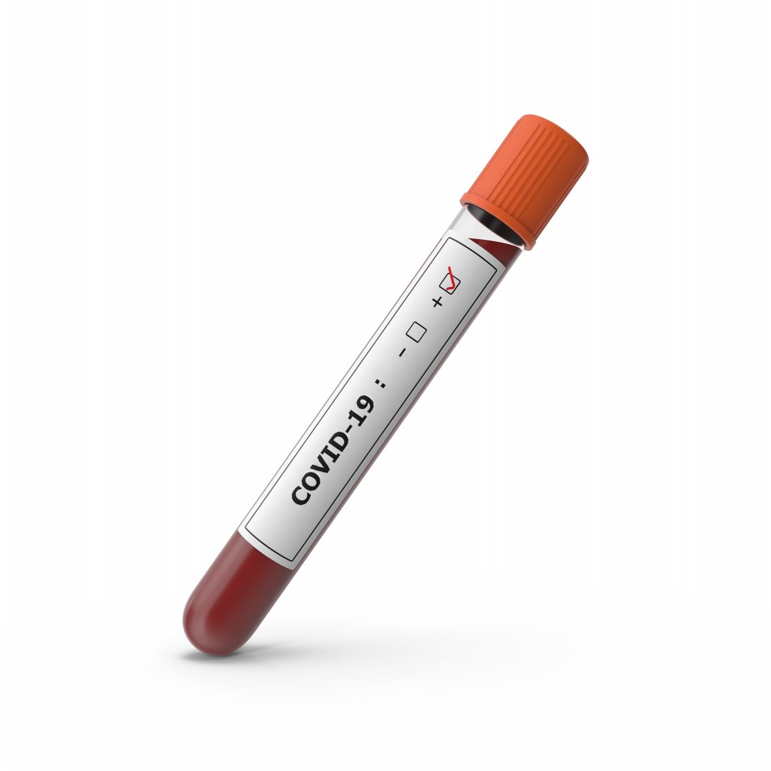 Covid-19 Positive Test Tube 3D Model - TurboSquid 1845924