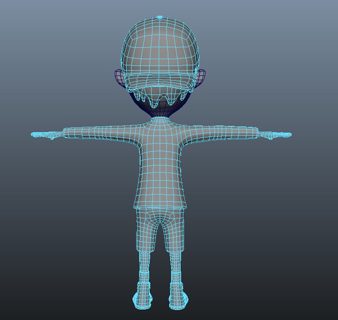 3d model rigged character