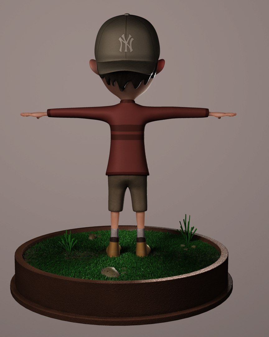 3d model rigged character