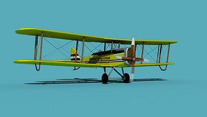 3D model Airco DH-4 V06 Flying Circus