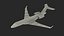 3D Business Jet Scale Model